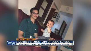 Mother shares the pain of son's suicide