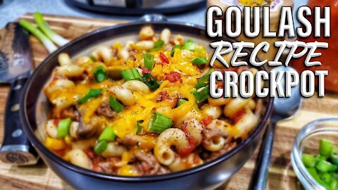 Crockpot Goulash Recipe | Crockpot Recipes