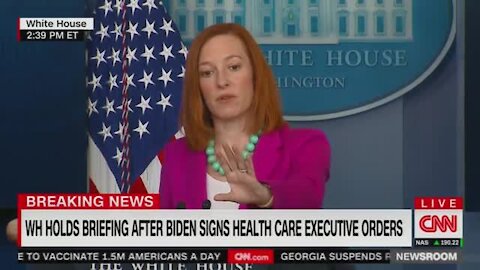 Watch Biden Press Sec Makes Fool Out of Herself Defending Executive Orders