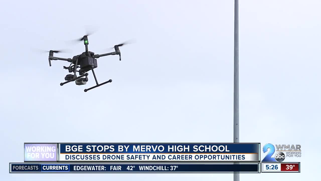 BGE introduces drone safety to Mervo High students