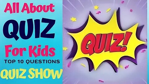 KIDS QUIZ SHOW | 10 Quiz | Live Quiz Shows with Answers | Fun Game Party @QuizKnock @kidsshowsclub