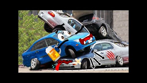 Funny Car Wars | Demolition Derby Hardest Hits | Banger Racing Angmering Raceway - New