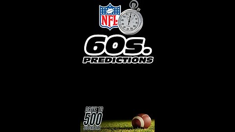 NFL 60 Second Predictions - Week 15