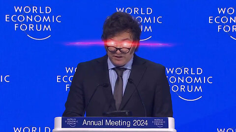Lets Watch - Javier Milei T-Bags World Economic Forum