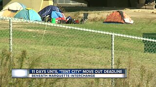 Residents of Milwaukee's 'tent city' prepare for move out deadline