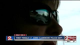 Claremore police names first female lieutenant