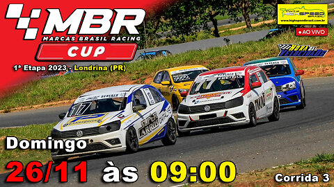 🔴 MARCAS BRASIL RACING CUP | Corrida 3 | 1ª Etapa 2023 | Londrina (PR) | Ao Vivo