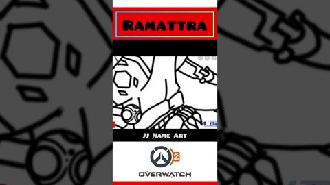 Speed Drawing Ramattra Overwatch 2 | Shorts