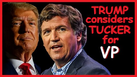👉 Trump considers Tucker for VP 👉 NEW Trump and Tucker Carlson AD #Trump #Trump2024 #TuckerCarlson