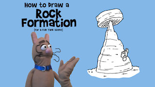 How to Draw a Rock Formation