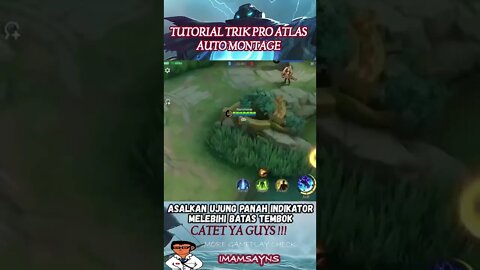 TUTORIAL TRIK PRO ATLAS #shorts #short #mobilelegends #mlbb #mlbb #tank #roamers #fyp #montage