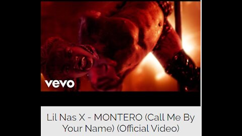 Lil Nas X MONTERO Call Me By Your Name ..New Entry
