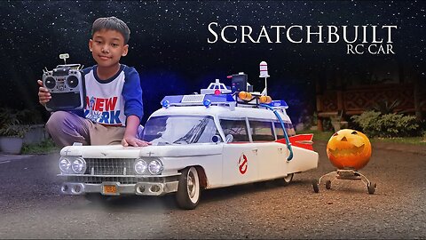 Build Huge Ghostbusters Ecto-1 RC Car (scale 1/4.5)
