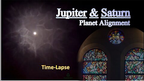 Merry Christmas! -Jupiter and Saturn 'The Great Conjunction' Time-Lapse