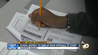 School district to take AP exam officials to court