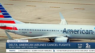 Delta, American Airlines cancel flights