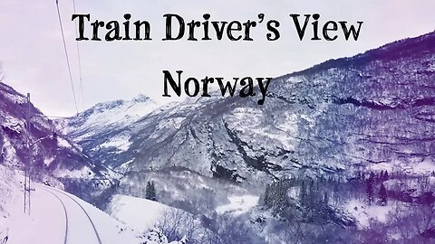 TRAIN DRIVER'S VIEW: Winter Wonderland from Myrdal to Flam