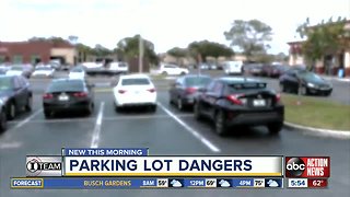 Parking lot dangers throughout the Tampa Bay area