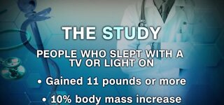 Sleeping with TV could make you fat
