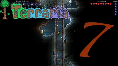 Let's Play Terraria part 7 - reaching obsidian [PC version]