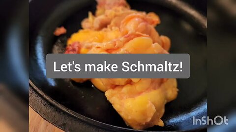 Making Schmaltz in the Oven