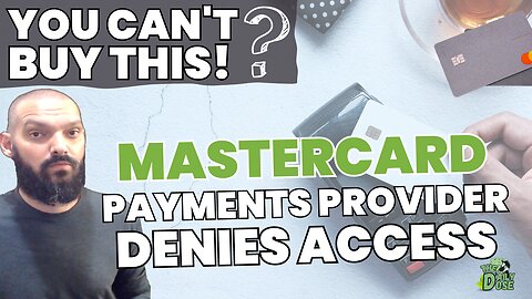 Mastercard Denies Access To Cannabis: You Can't Buy This