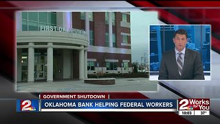 Oklahoma bank covering customers who go unpaid during government shutdown