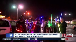 Omaha family gets Star Wars surprise