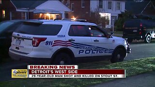 29-year-old man shot and killed on Detroit's west side