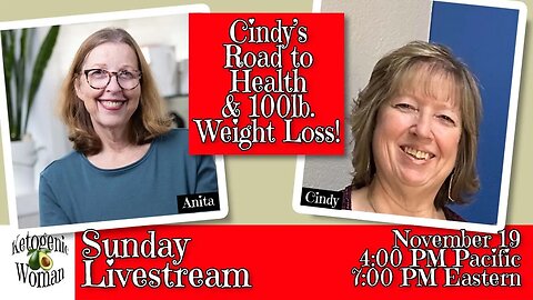 Cindy Demanche's Road to Health and over 100lb Weight Loss! Live Q&A