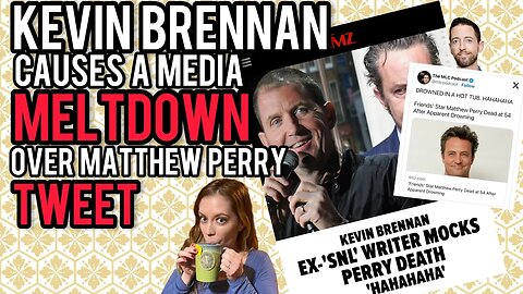 SNL Alumni Kevin Brennan UNDER FIRE for Matthew Perry Tweet! TMZ Cringe! Chrissie Mayr Reaction