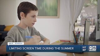 Limiting screen time for kids