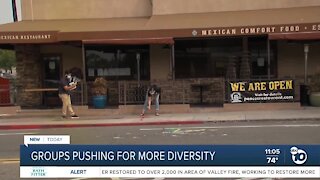 Groups pushing for more diversity