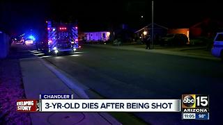 Girl dies after being shot in Chandler