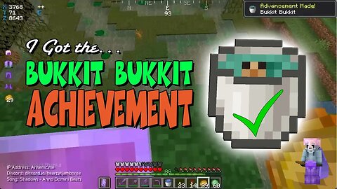 I Got the Bukkit Bukkit Achievement! #minecraft