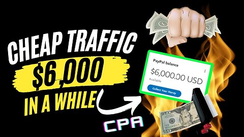 CPA Marketing PAID Traffic Method - $6000 In A While! (Step By Step Tutorial) SUBTITLED VERSION