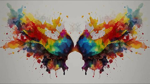 AI Generated Rorschach inkblot tests