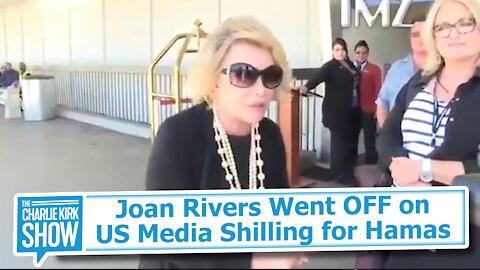 Joan Rivers Went OFF on US Media Shilling for Hamas