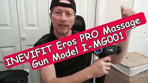 INEVIFIT Eros PRO Massage Gun (I-MG001) With Pressure indicator, Unboxing, Review, Tutorial