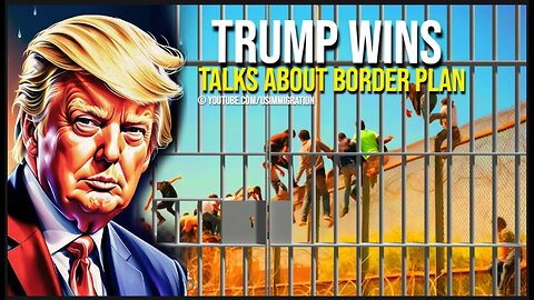 JUST NOW: TRUMP Wins!! Talks about Border Plan after Win!