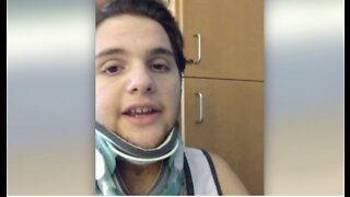 Teen hurt in diving accident hoping to beat the odds