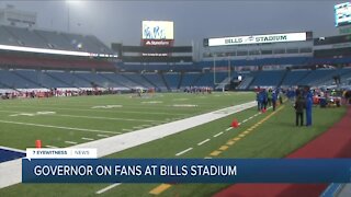 Governor: No fans at Bills games until COVID-19 numbers in WNY lower