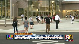 First day of school at Ballyshannon Middle School