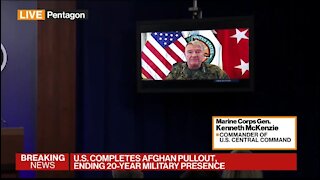 Gen McKenzie Announces The End Of The Withdrawal From Afghanistan
