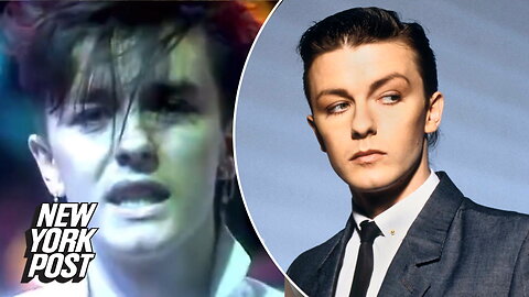 Is that you, Ricky Gervais? Comedian's former pop star career resurfaces with '80s song