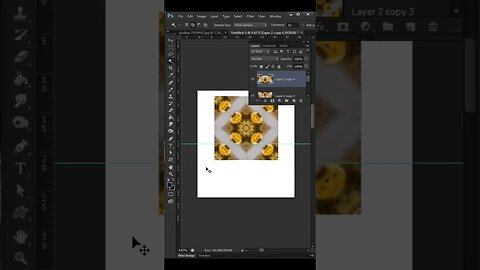 create pattern in Photoshop from 🦆 duck #shorts #photoshop #ronaldo of ritik kherala