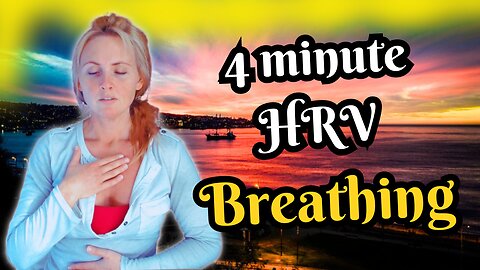 4 min HRV BREATHING. Purify Lungs and Clear the Brain.
