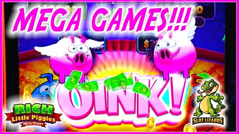 UNREAL NUMBER OF FREE GAMES AND JACKPOT FEATURE! Rich Little Piggies Slot Livestream Highlight