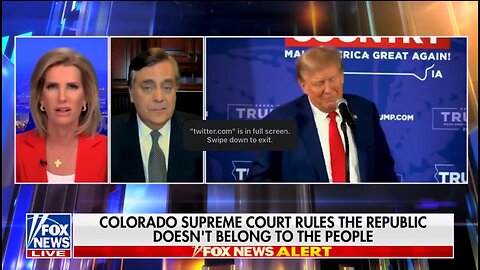 Ingraham Angle - Jonathan Turley on Trump Removal from Colorado Ballot