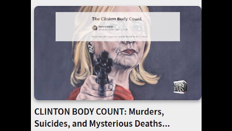 CLINTON BODY COUNT: Murders, Suicides, and Mysterious Deaths Surrounding Bill and Hillary Clinton